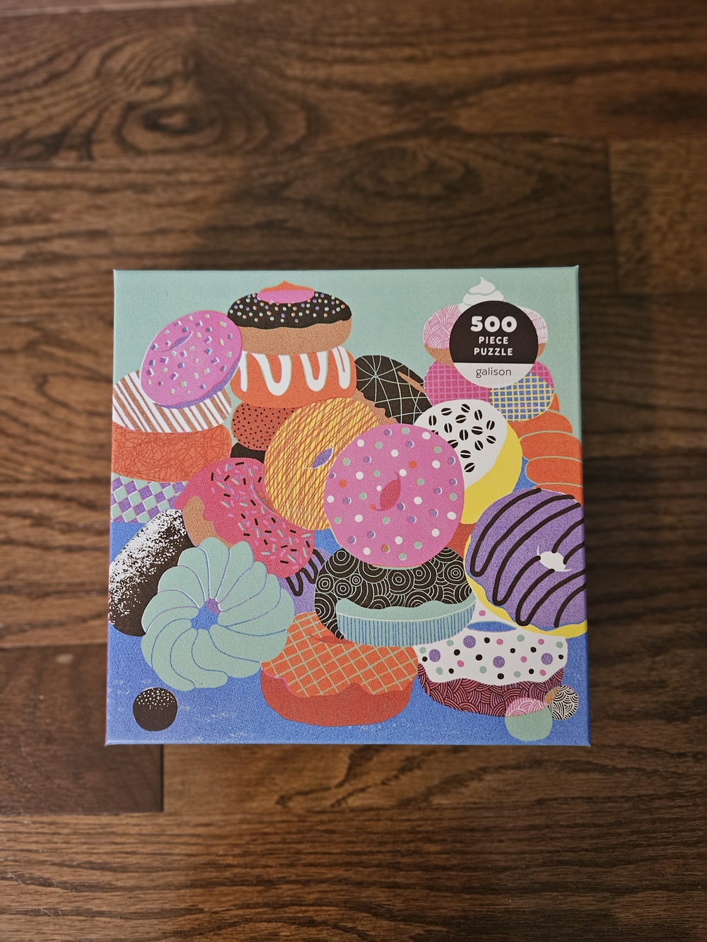 Gaison 500-Piece Donut Puzzle - Multicolor